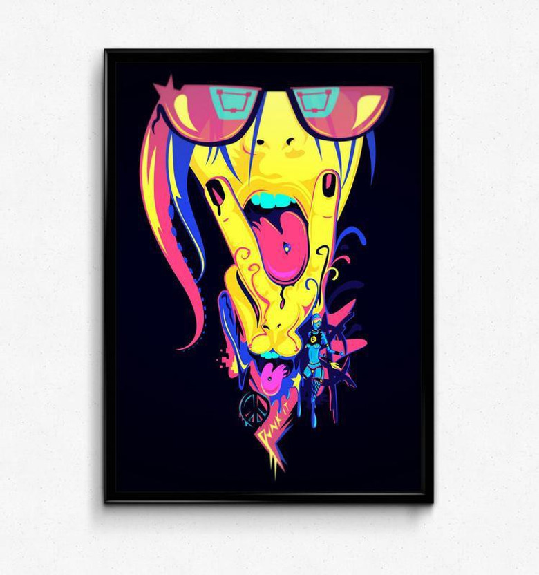 Swag Girl Matte Poster, 12x18 inches Matte Print [HD Bright